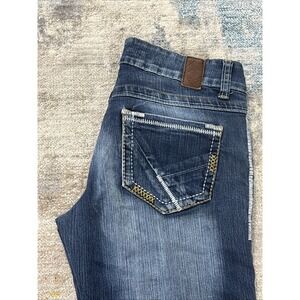 Vanity Premium Collection Y2K Bootcut Jeans Women's Size 27x33 Medium Wash Denim